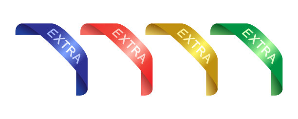 广告模板材料，产品促销，特惠设计，角落包装标签，集合矢量图片下载