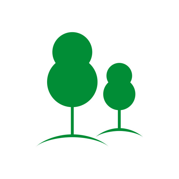 绿色的森林图标图片下载