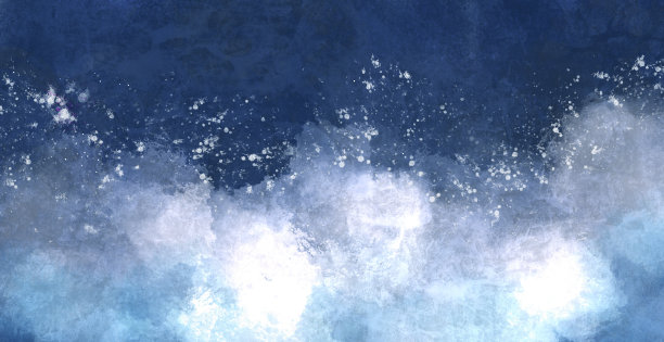 日本风格的手绘背景纹理的海洋和海浪图片下载