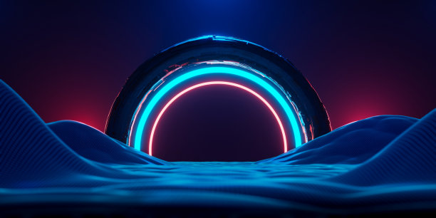 抽象技术背景3d渲染。图片下载