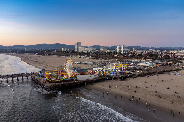 圣塔莫尼卡码头图片下载