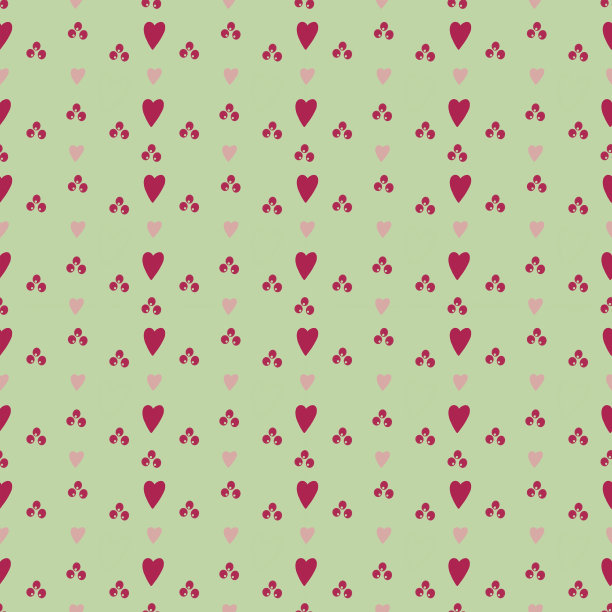 无缝的浪漫圣诞图案。冬天和圣诞节的元素。涂鸦风格。图片下载