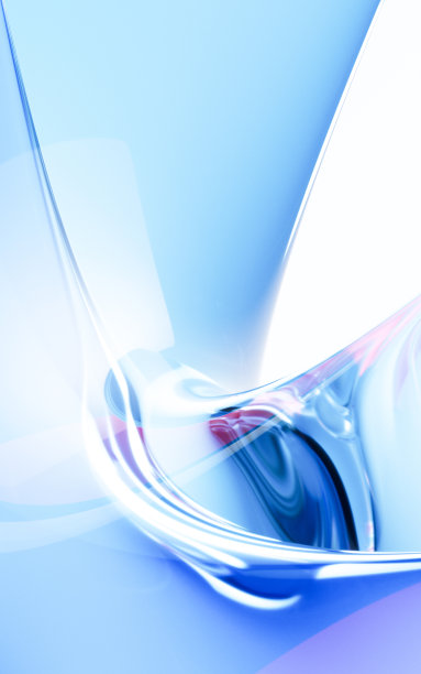 透明玻璃渐变颜色，3d渲染。图片下载