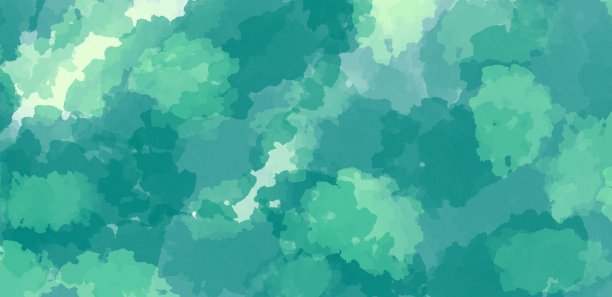 蓝黄水彩抽象海报图片下载