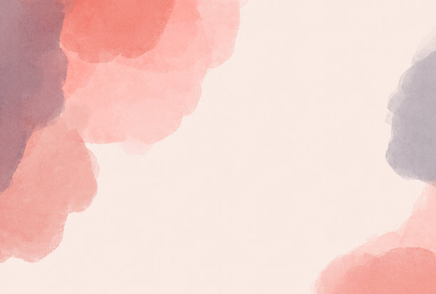 美丽可爱的水彩背景插画图片下载