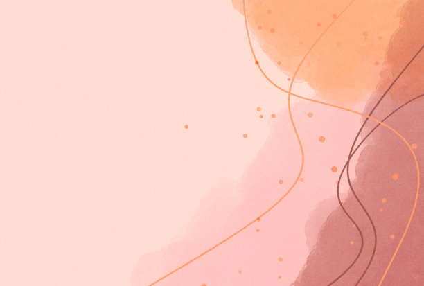 美丽可爱的水彩背景插画图片下载