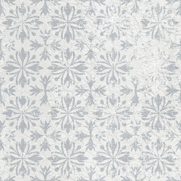 墙壁模板无缝纹理摩洛哥图案，grunge背景，石膏纹理，几何花朵图案，3d插图图片下载