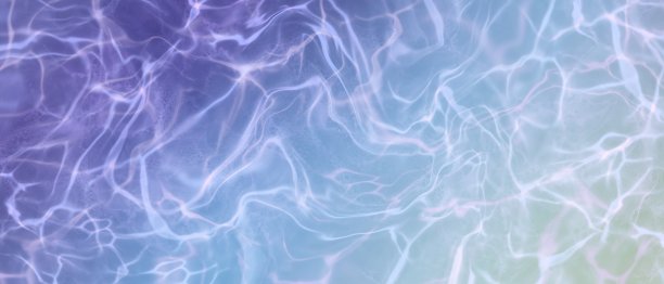 细腻抽象的背景横向横幅的液体质感，透明的海洋，波浪和水的图像，蓝色渐变图片下载