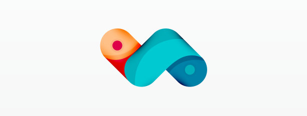 创意几何墙纸圆箭头形状图片下载