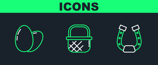 套线马蹄铁鸡蛋和购物图片下载