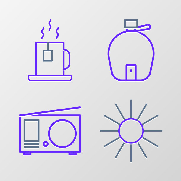 设置线太阳收音机天线食堂水图片下载