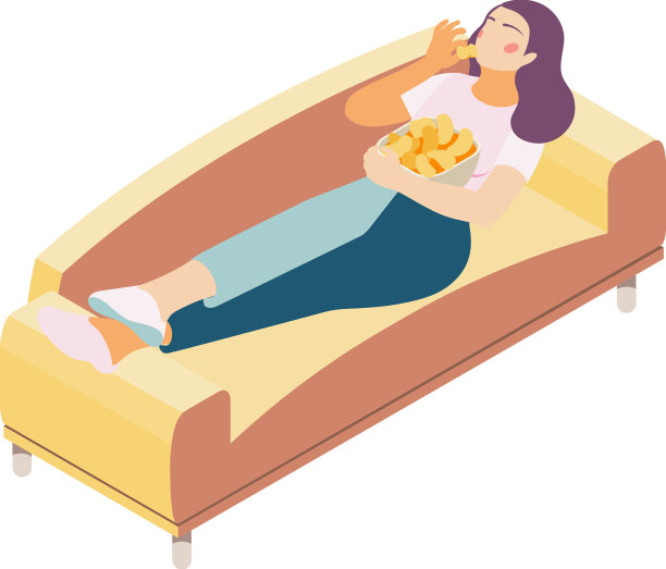 久坐不动的生活方式的概念图片下载