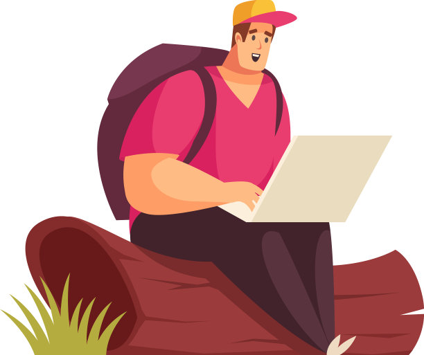 自由职业者的卡通图片下载