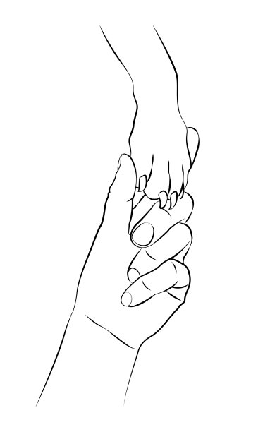 一只小狗的手和爪子的矢量图。图片下载