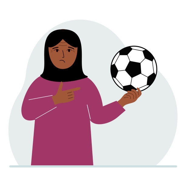 一个男人手里拿着一个足球。球员、球迷或教练的概念。图片下载