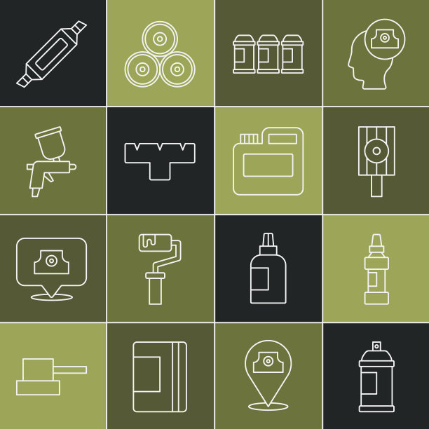 设置线喷漆喷漆罐记号笔喷嘴图片下载