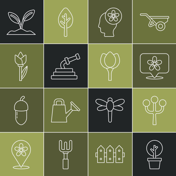 设线林花树枝位置图片下载