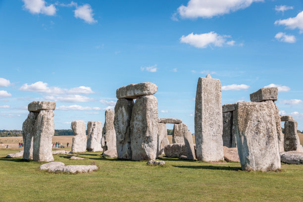 英国著名的历史地标巨石阵图片下载