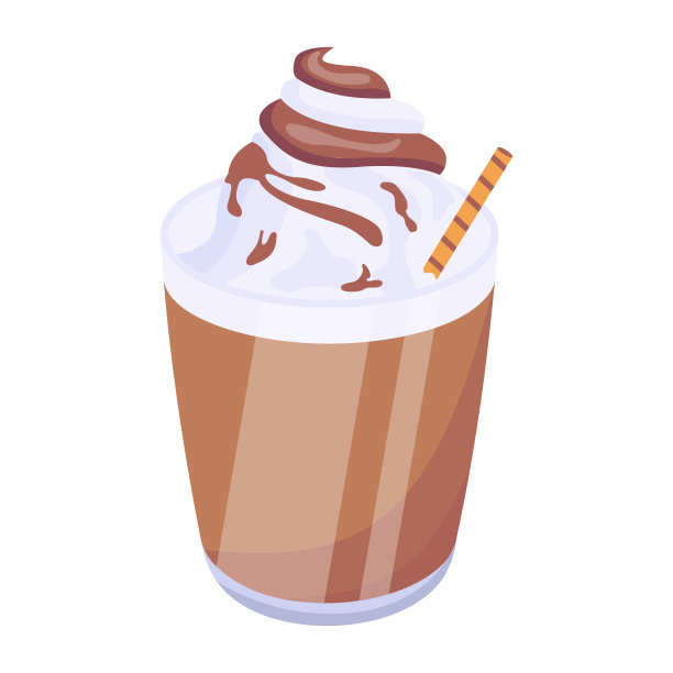 看看这个冰淇淋的彩色扁平图标图片下载