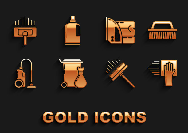 设置垃圾桶刷进行清洁清洁图片下载