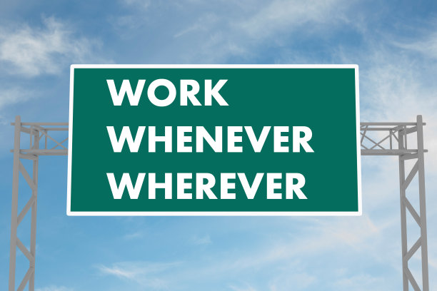 随时随地工作的概念图片下载