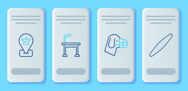 设置线宠物梳理表狗口口位置图片下载