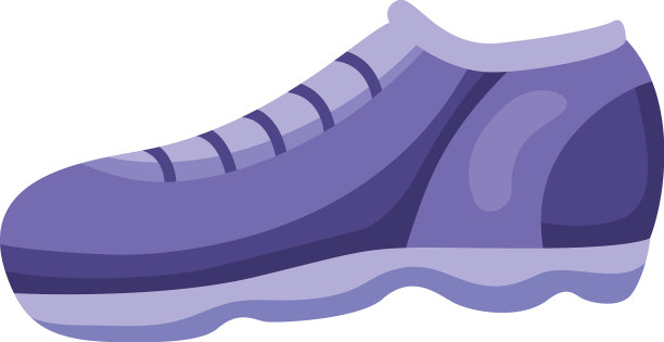 淡紫色网球运动鞋图片下载