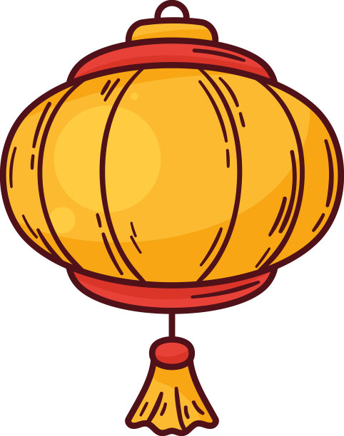 亚洲黄色的灯图片下载