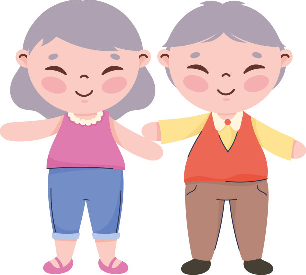 韩国老祖父母夫妇图片下载