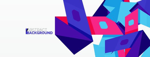 创意几何墙纸抽象色带图片下载