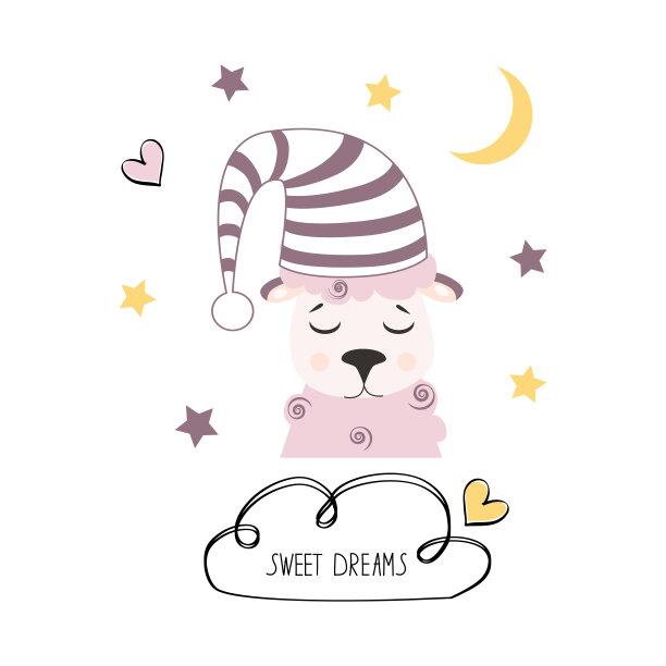 羊在睡觉图片下载