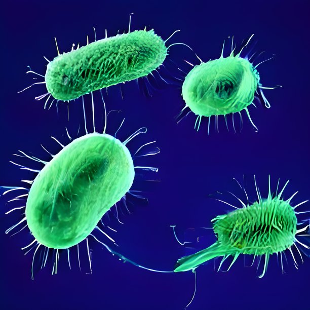 抗生素耐药细菌的生物膜，特写。图片下载