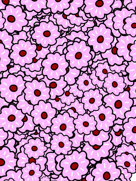 花的卡通图案图片下载