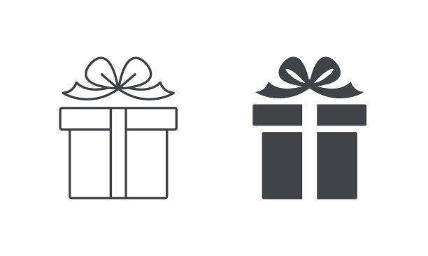 礼品盒图标设置。图片下载