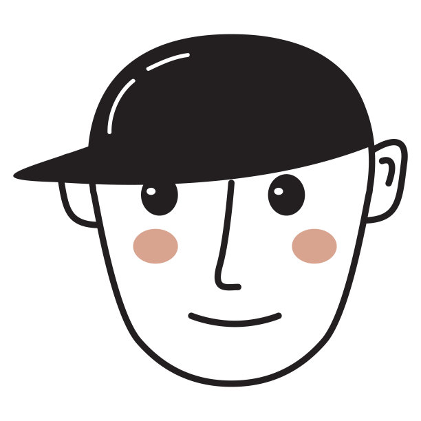 涂鸦男人脸手绘线条人物头像图片下载