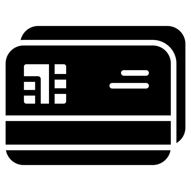 信用卡。黑色星期五字形商店或市场购物商业，商店销售图标设计。图片下载