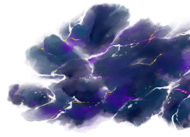 大理石水彩画石材质地水彩画奢华材料图片下载