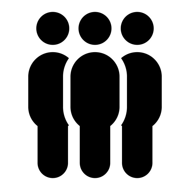 群人图标。人员或团队矢量插图图片下载