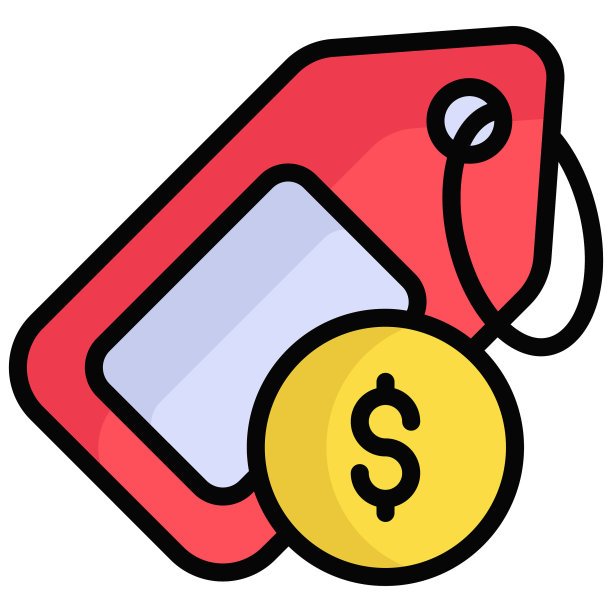 价签填充线风格，黑色星期五购物，销售图标设计。图片下载