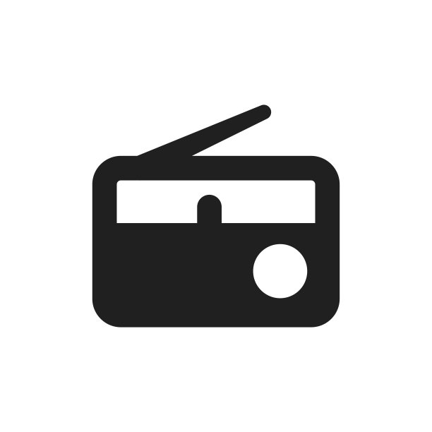 无线电图标矢量设计插图图片下载