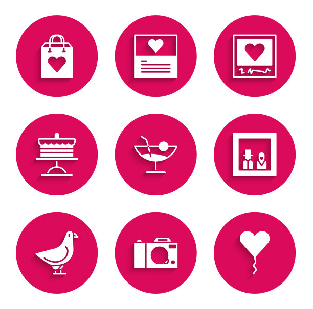 设置鸡尾酒照片相机气球的形式图片下载