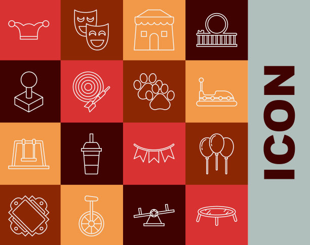 用缎带设置蹦床气球图片下载