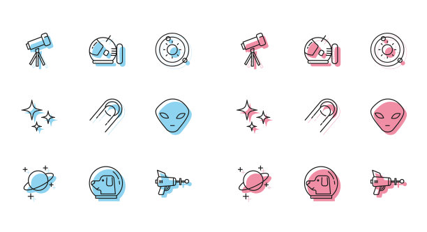 在宇航员头盔上设置行星狗图片下载