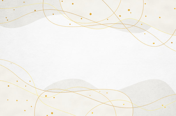 白色日本“和石”纸质地，金色曲线图案图片下载