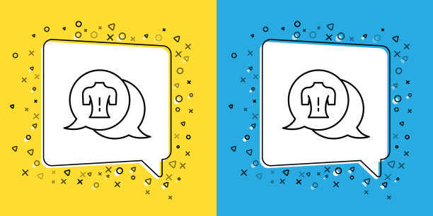 将线路按摩图标隔离在黄色和蓝色上图片下载