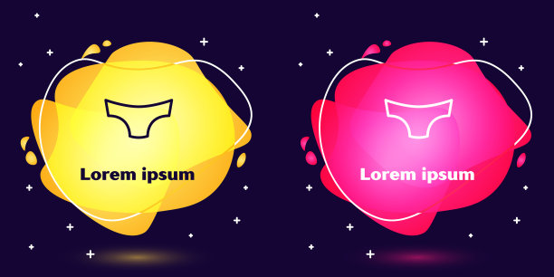 设置线男人内裤图标隔离在蓝色图片下载