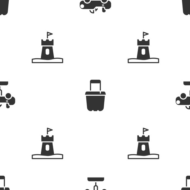 摆车、砂斗、塔架设置无缝图片下载