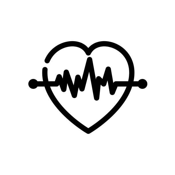 心脏脉搏图标模板图片下载