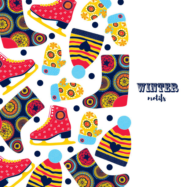 绚丽多彩的冬天图片下载