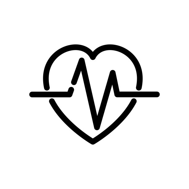 心脏脉搏图标模板图片下载